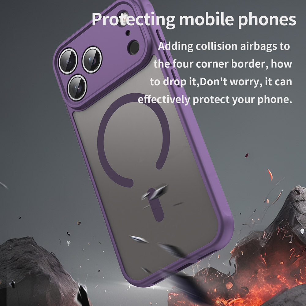 MagSafe futrola za Apple iPhone 18 Pro / 17 Pro, Techsuit, HaloFrost II, Ljubičasta