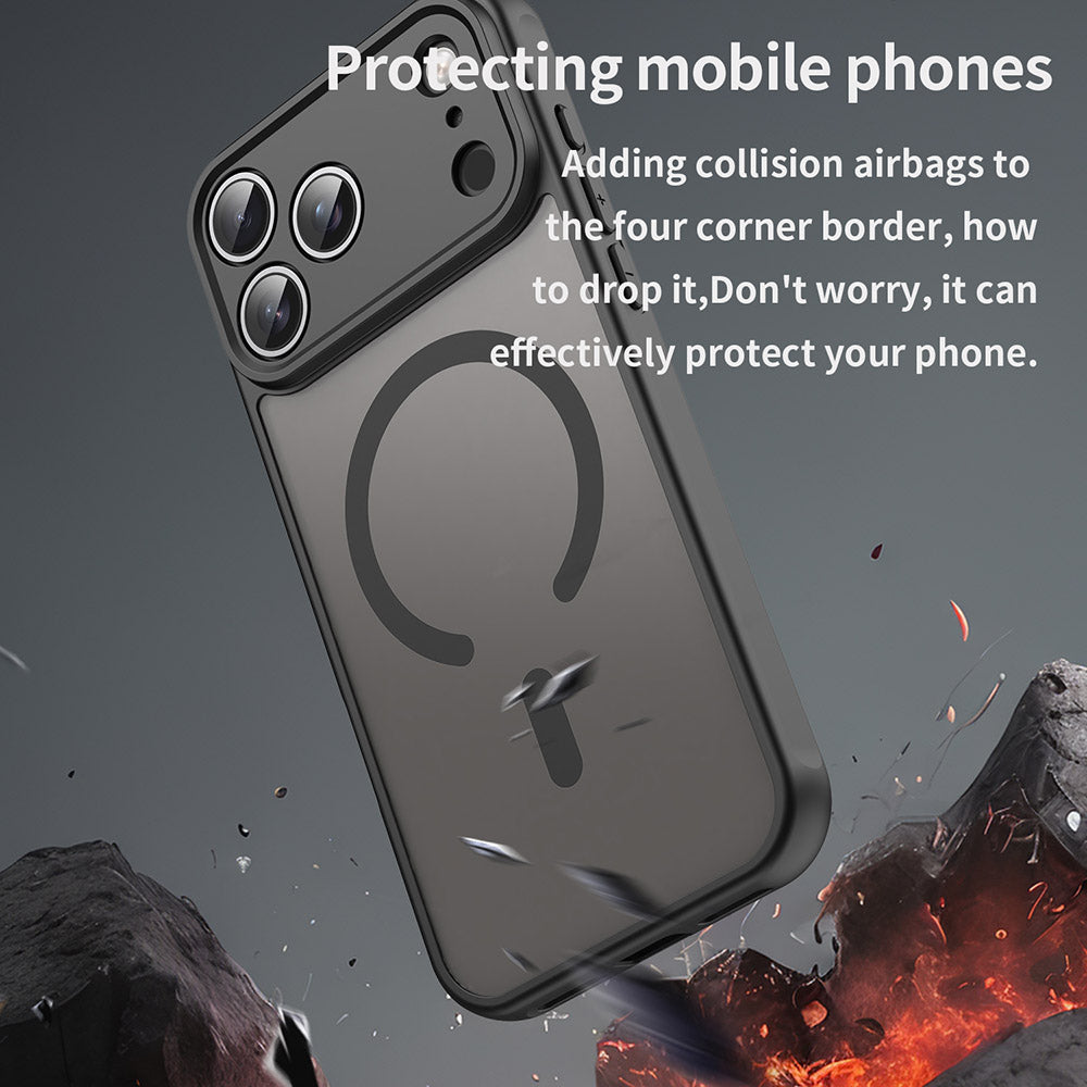 MagSafe futrola za Apple iPhone 18 Pro / 17 Pro, Techsuit, HaloFrost II, Crna
