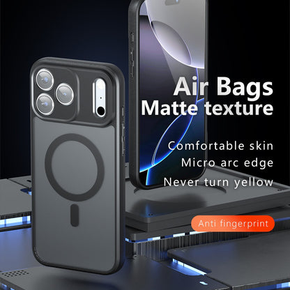 MagSafe futrola za Apple iPhone 18 Pro / 17 Pro, Techsuit, PureFrost, Crna Satenska