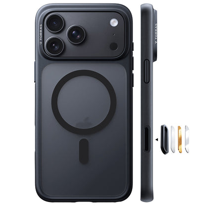 MagSafe futrola za Apple iPhone 18 Pro / 17 Pro, Torras, Guardian, Crna