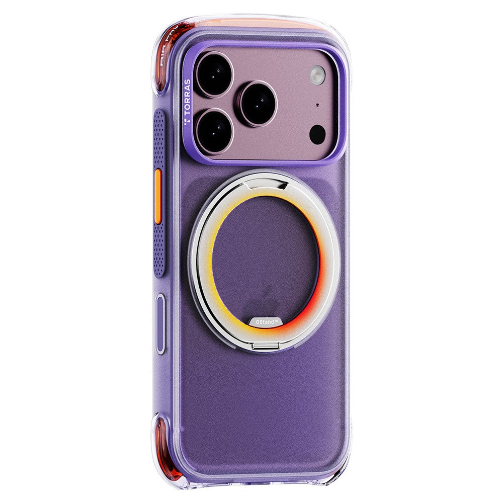 MagSafe futrola za Apple iPhone 18 Pro / 17 Pro, Torras, O3 Air Core, Ljubičasta