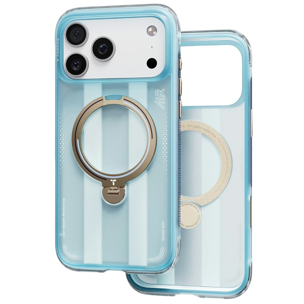 MagSafe futrola za Apple iPhone 18 Pro / 17 Pro, Torras, Ostand Q3 Air Football, Plava