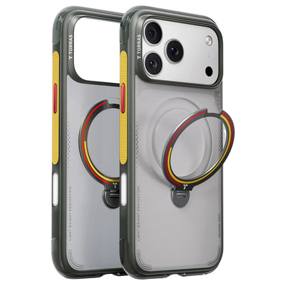 MagSafe futrola za Apple iPhone 18 Pro / 17 Pro, Torras, Ostand Q3 Air Football, Siva
