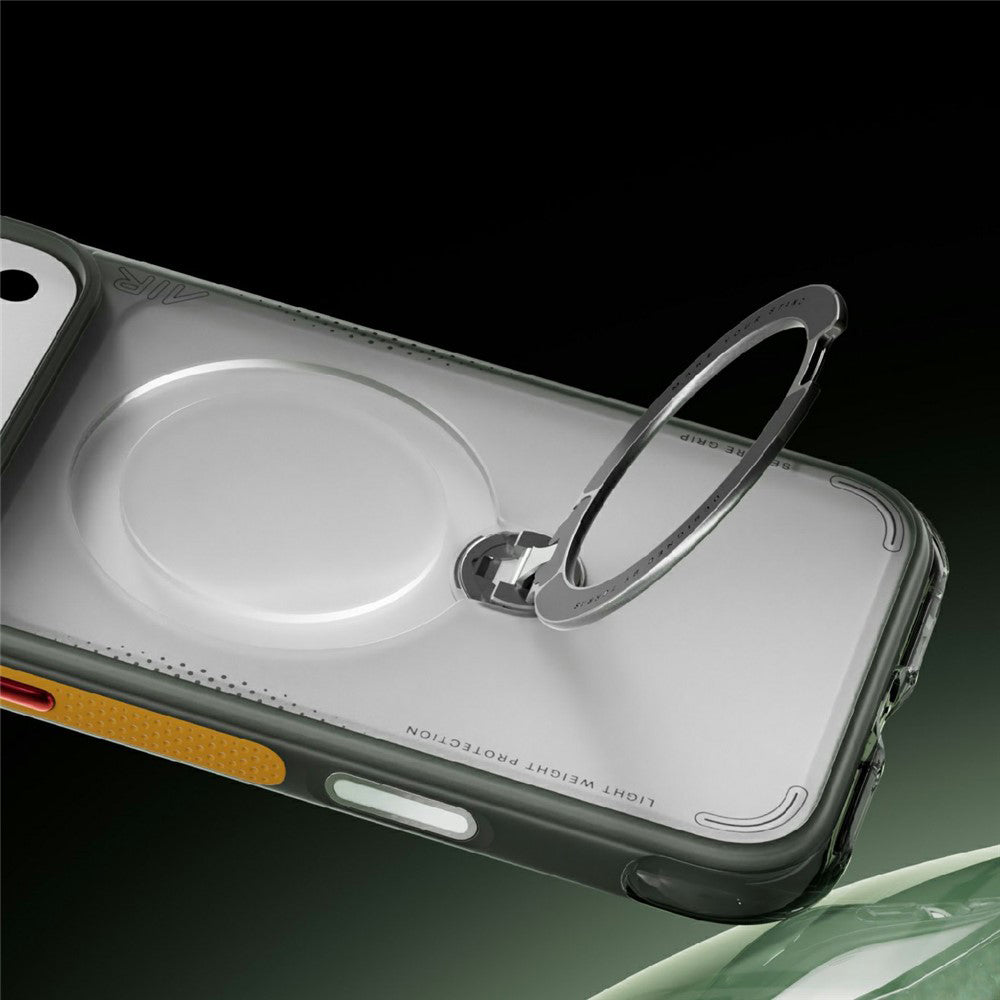 MagSafe futrola za Apple iPhone 18 Pro / 17 Pro, Torras, Ostand Q3 Air Football, Siva