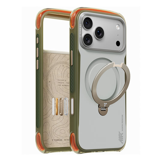 MagSafe futrola za Apple iPhone 18 Pro / 17 Pro, Torras, Ostand Q3 Air Pro, Bijela