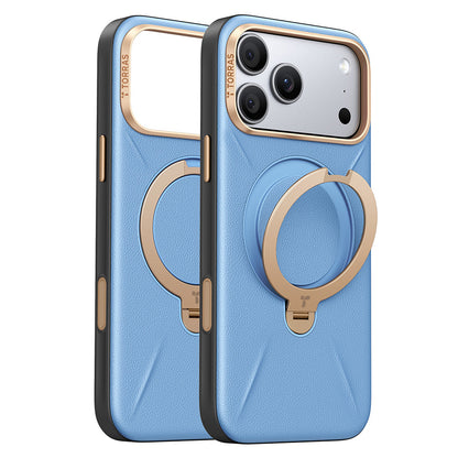 MagSafe futrola za Apple iPhone 18 Pro / 17 Pro, Torras, QPRO Leather, Plava
