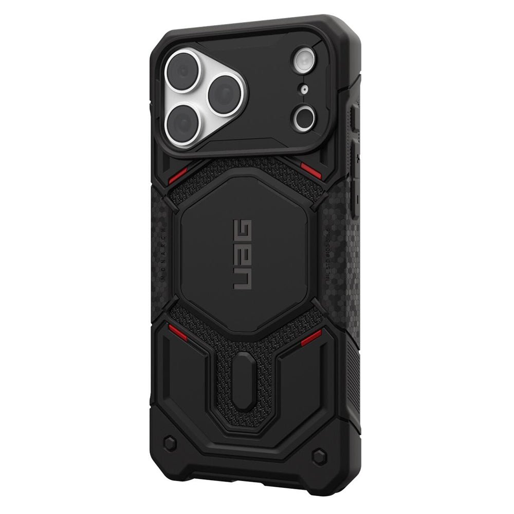 MagSafe futrola za Apple iPhone 18 Pro / 17 Pro, Urban Armor Gear, Monarch Pro Kevlar, Crna