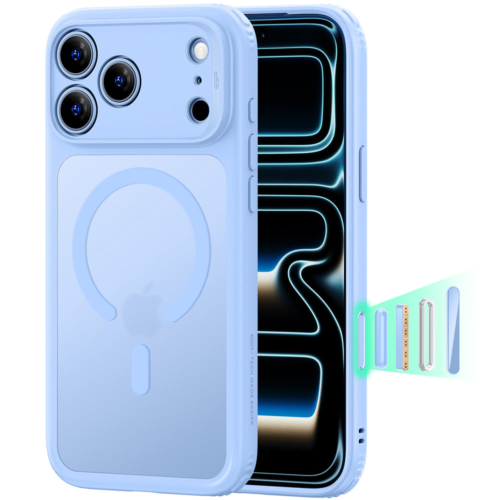 MagSafe futrola za Apple iPhone 18 Pro, ESR, Classic Hybrid, Plavo Satensko