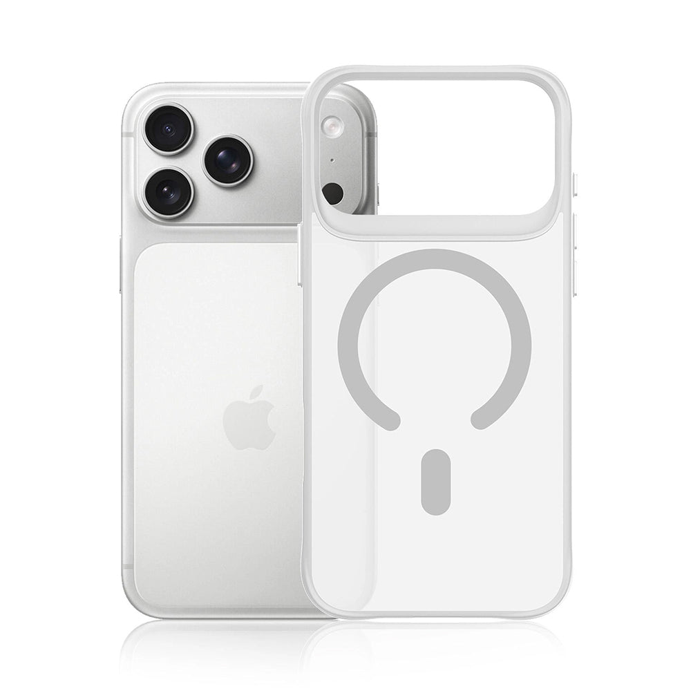MagSafe maska za Apple iPhone 18 Pro Max / 17 Pro Max, 3MK, Smoke MagCase, bijela