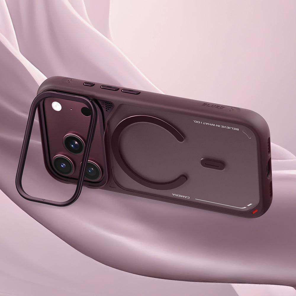 Maska MagSafe za Apple iPhone 18 Pro Max / 17 Pro Max, Blueo, stalak za odvođenje topline, satenski bijela