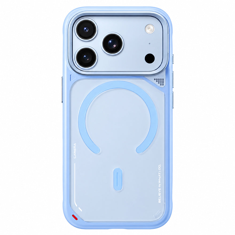 MagSafe maskica za Apple iPhone 18 Pro Max / 17 Pro Max, Blueo, stalak za odvođenje topline, satenski plava