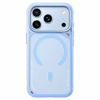 MagSafe maskica za Apple iPhone 18 Pro Max / 17 Pro Max, Blueo, stalak za odvođenje topline, satenski plava