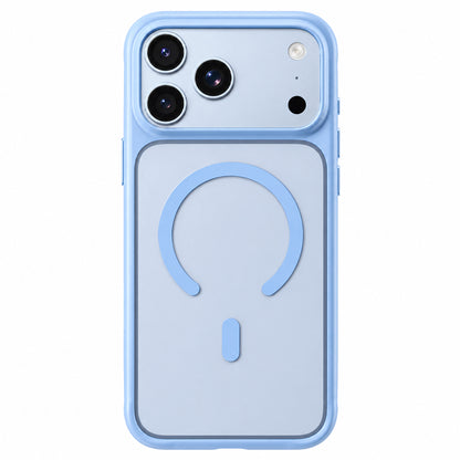Blueo MagSafe maska za Apple iPhone 18 Pro Max / 17 Pro Max, ugodna za kožu, otporna na padove, satenski plava