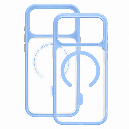 Blueo MagSafe maska za Apple iPhone 18 Pro Max / 17 Pro Max, ugodna za kožu, otporna na padove, satenski plava