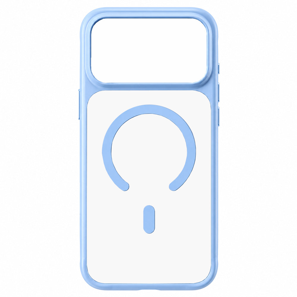 Blueo MagSafe maska za Apple iPhone 18 Pro Max / 17 Pro Max, ugodna za kožu, otporna na padove, satenski plava