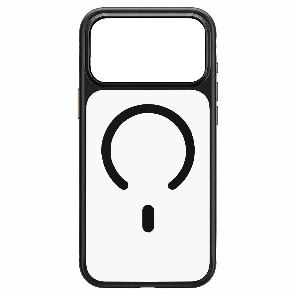 MagSafe maska za Apple iPhone 18 Pro Max / 17 Pro Max, Blueo, ugodna za kožu, otporna na padove, satenski crna