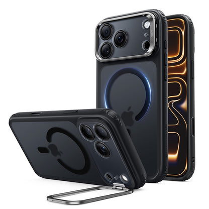 MagSafe futrola za Apple iPhone 18 Pro Max / 17 Pro Max, ESR, Classic Hybrid Kickstand, Crna Satinirana