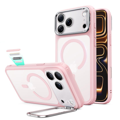 MagSafe futrola za Apple iPhone 18 Pro Max / 17 Pro Max, ESR, Classic Hybrid Kickstand, Ružičasta Satinirana