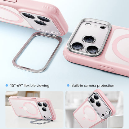 MagSafe futrola za Apple iPhone 18 Pro Max / 17 Pro Max, ESR, Classic Hybrid Kickstand, Ružičasta Satinirana