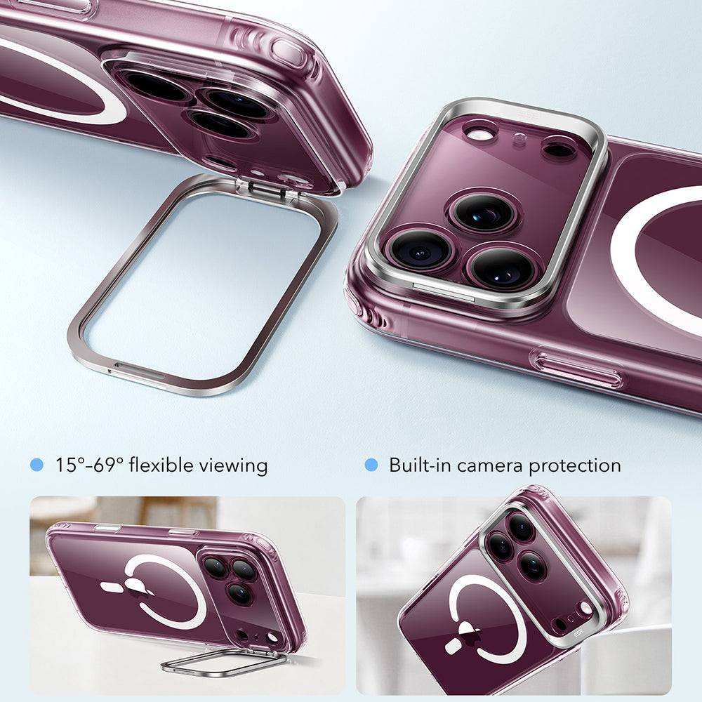 MagSafe futrola za Apple iPhone 18 Pro Max / 17 Pro Max, ESR, Classic Hybrid Kickstand, Prozirna
