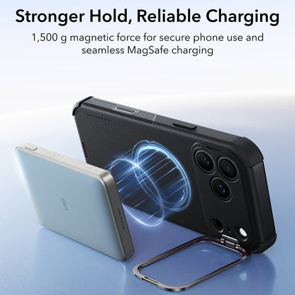 MagSafe futrola za Apple iPhone 18 Pro Max / 17 Pro Max, ESR, Cyber Armor Kickstand, Crna
