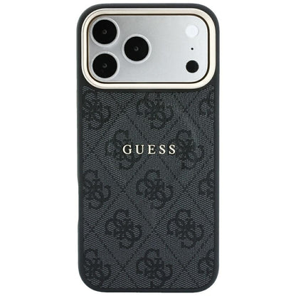 MagSafe maska za Apple iPhone 18 Pro Max / 17 Pro Max, Guess, 4G Embossed Classic, Crna