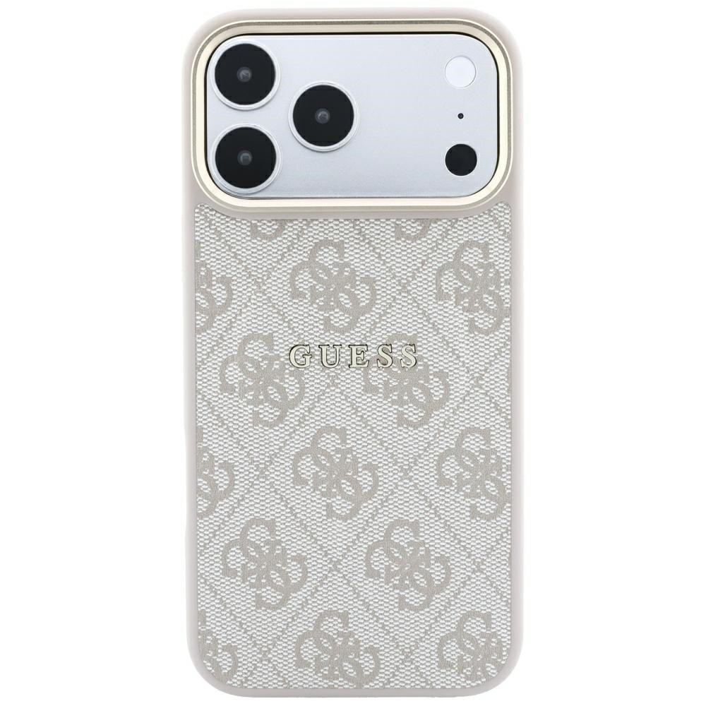 MagSafe futrola za Apple iPhone 18 Pro Max / 17 Pro Max, Guess, 4G Embossed Classic, Roza