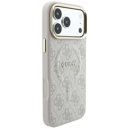 MagSafe futrola za Apple iPhone 18 Pro Max / 17 Pro Max, Guess, 4G Embossed Classic, Roza