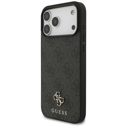 MagSafe maska za Apple iPhone 18 Pro Max / 17 Pro Max, Guess, 4G Small and Classic, Crna
