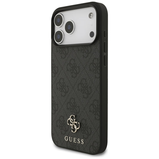 MagSafe maska za Apple iPhone 18 Pro Max / 17 Pro Max, Guess, 4G Small and Classic, Crna