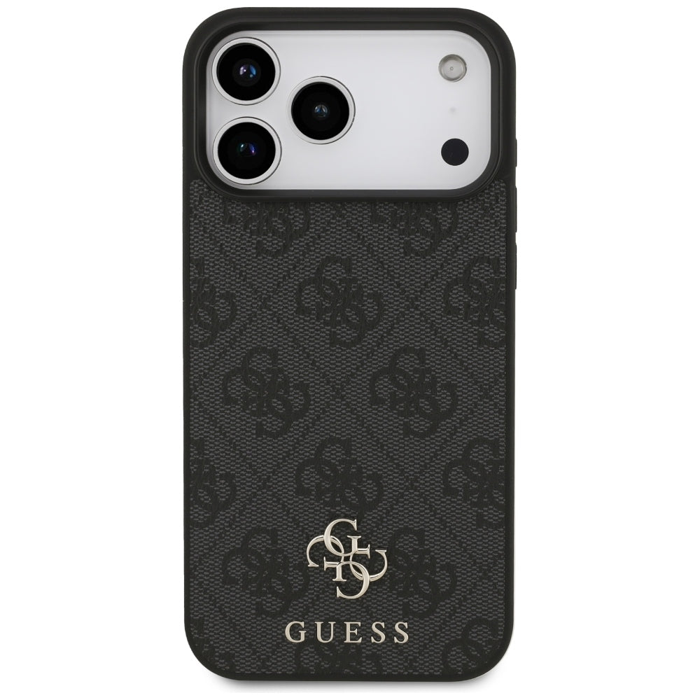 MagSafe maska za Apple iPhone 18 Pro Max / 17 Pro Max, Guess, 4G Small and Classic, Crna