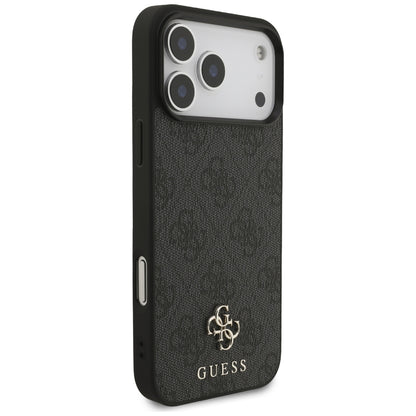 MagSafe maska za Apple iPhone 18 Pro Max / 17 Pro Max, Guess, 4G Small and Classic, Crna