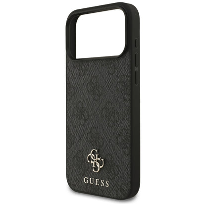 MagSafe maska za Apple iPhone 18 Pro Max / 17 Pro Max, Guess, 4G Small and Classic, Crna