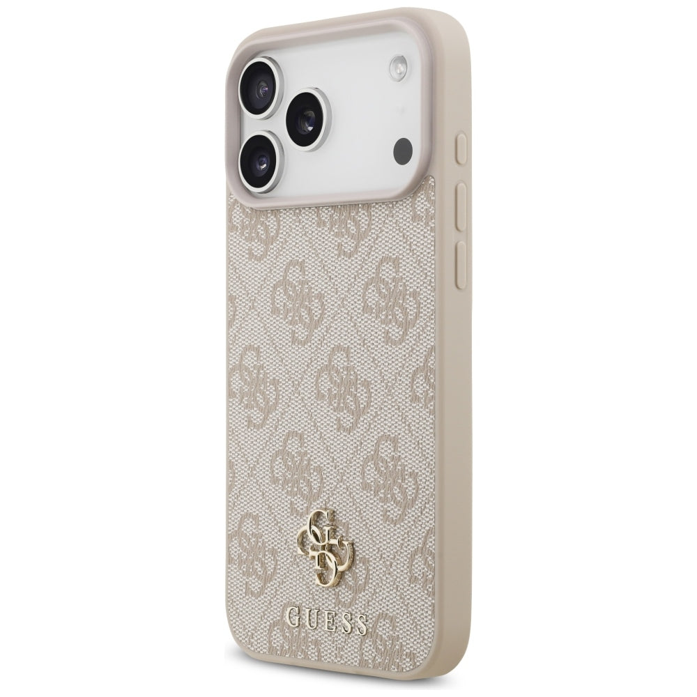MagSafe maska za Apple iPhone 18 Pro Max / 17 Pro Max, Guess, 4G Small and Classic, Roza