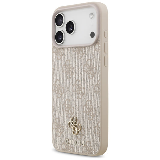 MagSafe maska za Apple iPhone 18 Pro Max / 17 Pro Max, Guess, 4G Small and Classic, Roza