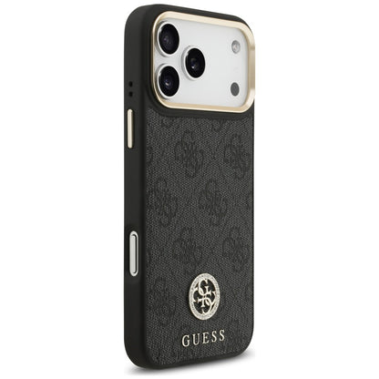 MagSafe maska za Apple iPhone 18 Pro Max / 17 Pro Max, Guess, 4G Strass Logo, crna