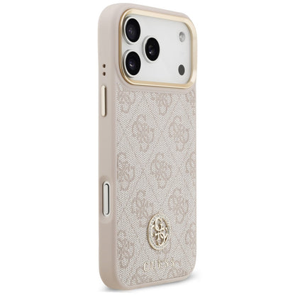 MagSafe maska za Apple iPhone 18 Pro Max / 17 Pro Max, Guess, 4G Strass Logo, ružičasta