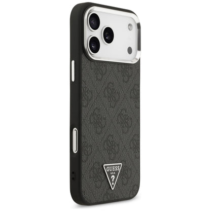 MagSafe maska za Apple iPhone 18 Pro Max / 17 Pro Max, Guess, 4G Triangle Logo, Crna