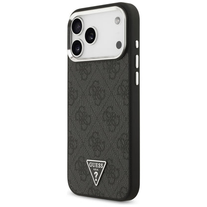 MagSafe maska za Apple iPhone 18 Pro Max / 17 Pro Max, Guess, 4G Triangle Logo, Crna