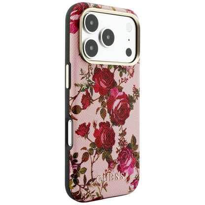 MagSafe maska za Apple iPhone 18 Pro Max / 17 Pro Max, Guess, Blossom Roses Print, ružičasta