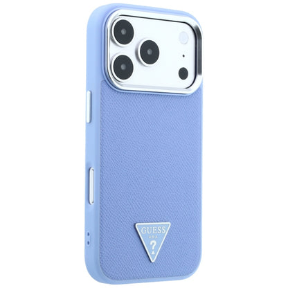 MagSafe futrola za Apple iPhone 18 Pro Max / 17 Pro Max, Guess, Grained Triangle Logo, Plava