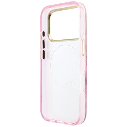MagSafe maska za Apple iPhone 18 Pro Max / 17 Pro Max, Guess, IML Glitter Blossom Roses, ružičasta