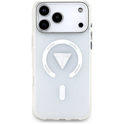 MagSafe maska za Apple iPhone 18 Pro Max / 17 Pro Max, Guess, IML Gradient Triangle Logo, prozirna