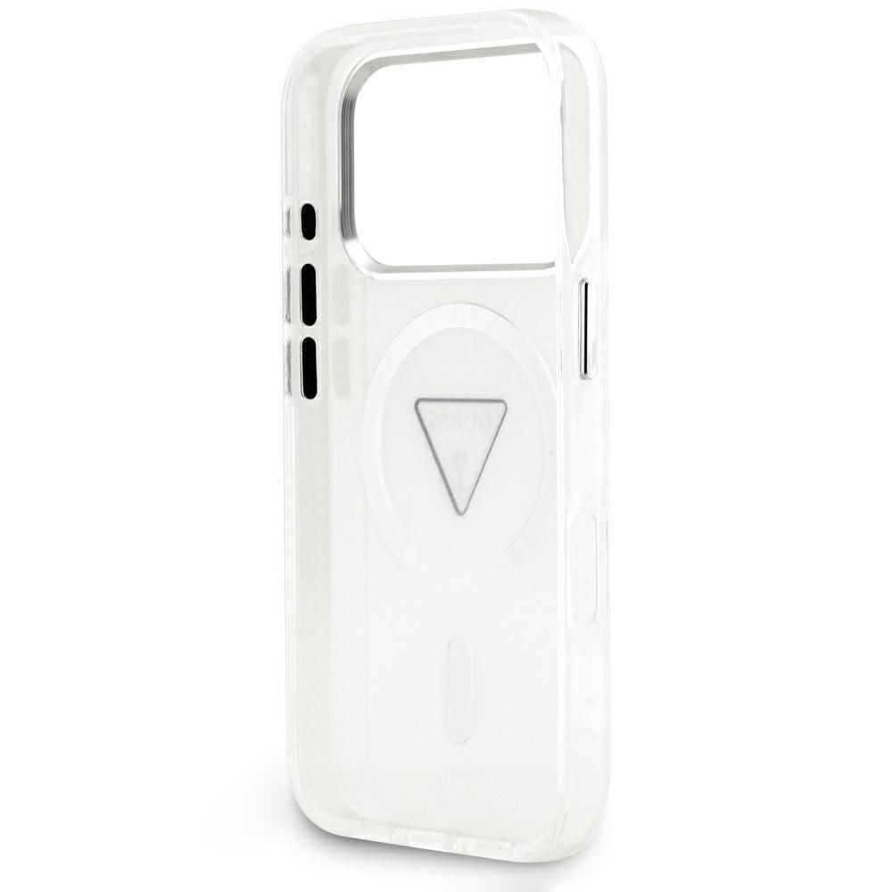 MagSafe maska za Apple iPhone 18 Pro Max / 17 Pro Max, Guess, IML Gradient Triangle Logo, prozirna