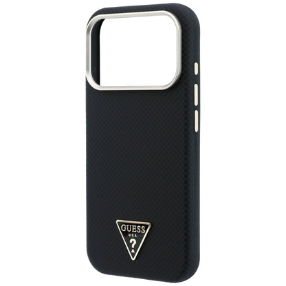 MagSafe futrola za Apple iPhone 18 Pro Max / 17 Pro Max, Guess, Kevlar Triangle Logo, Crna