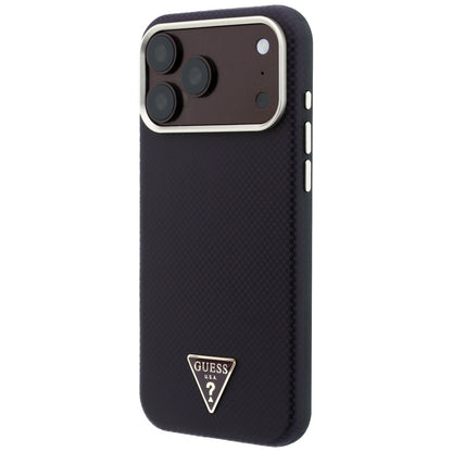 MagSafe maskica za Apple iPhone 18 Pro Max / 17 Pro Max, Guess, Kevlar Triangle Logo, Bordo