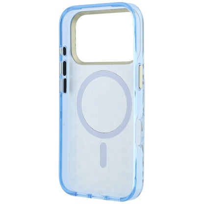MagSafe maska za Apple iPhone 18 Pro Max / 17 Pro Max, Guess, Leopard Glitter Triangle Logo, Plava