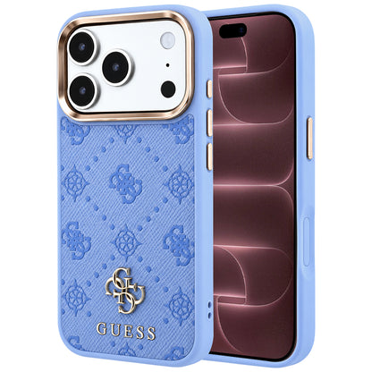 MagSafe maska za Apple iPhone 18 Pro Max / 17 Pro Max, Guess, Peony 4G Small Logo, Plava