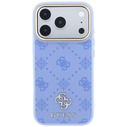 MagSafe maska za Apple iPhone 18 Pro Max / 17 Pro Max, Guess, Peony 4G Small Logo, Plava