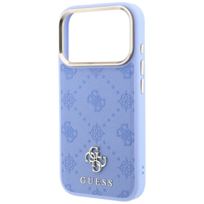 MagSafe maska za Apple iPhone 18 Pro Max / 17 Pro Max, Guess, Peony 4G Small Logo, Plava